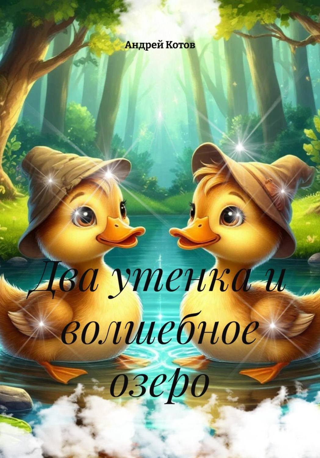 Обложка книги «Два утенка и волшебное озеро»