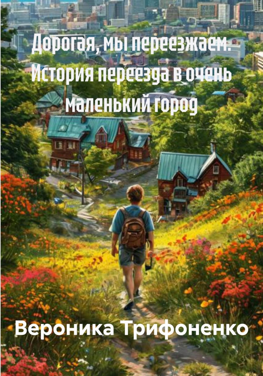 Обложка книги «Дорогая, мы переезжаем. История переезда в очень маленький город»