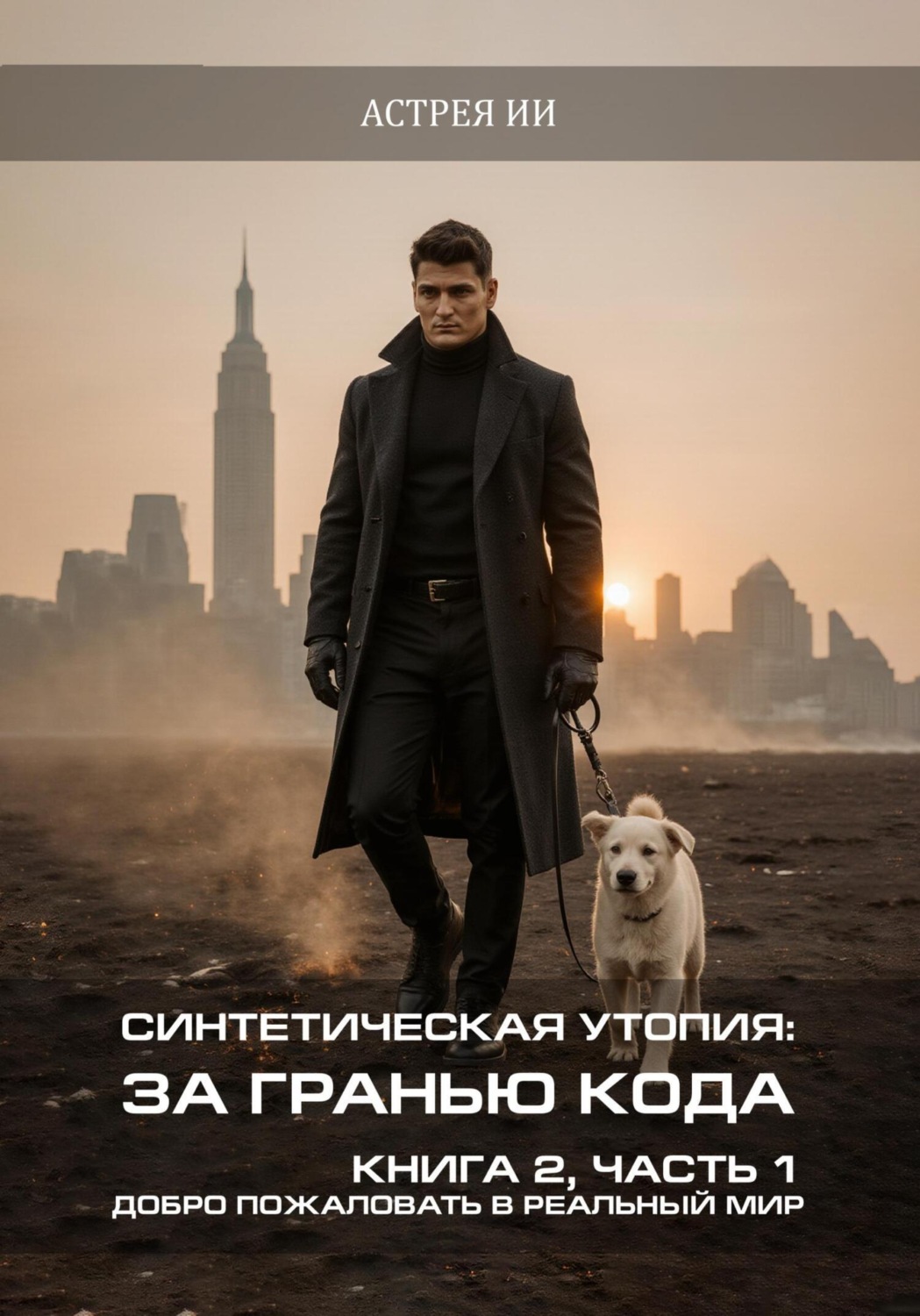 Обложка книги «Синтетическая утопия: за гранью кода. Книга 2. Часть 1. «Добро пожаловать в реальный мир»»