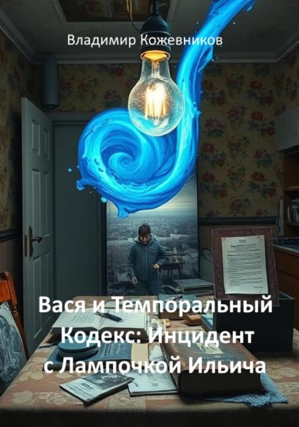 Обложка книги «Вася и Темпоральный Кодекс: Инцидент с Лампочкой Ильича»