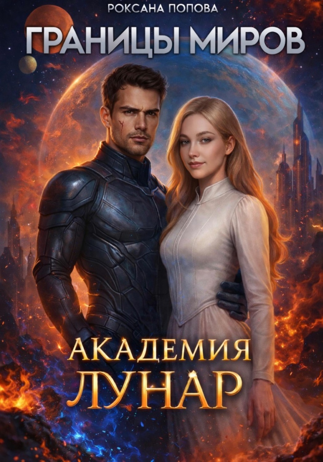 Обложка книги «Границы миров: Академия Лунар»