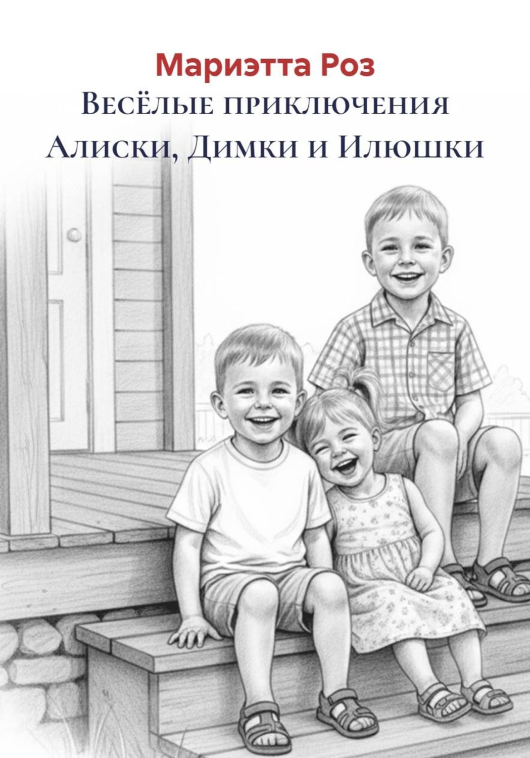 Обложка книги «Весёлые приключения Алиски, Димки и Илюшки»
