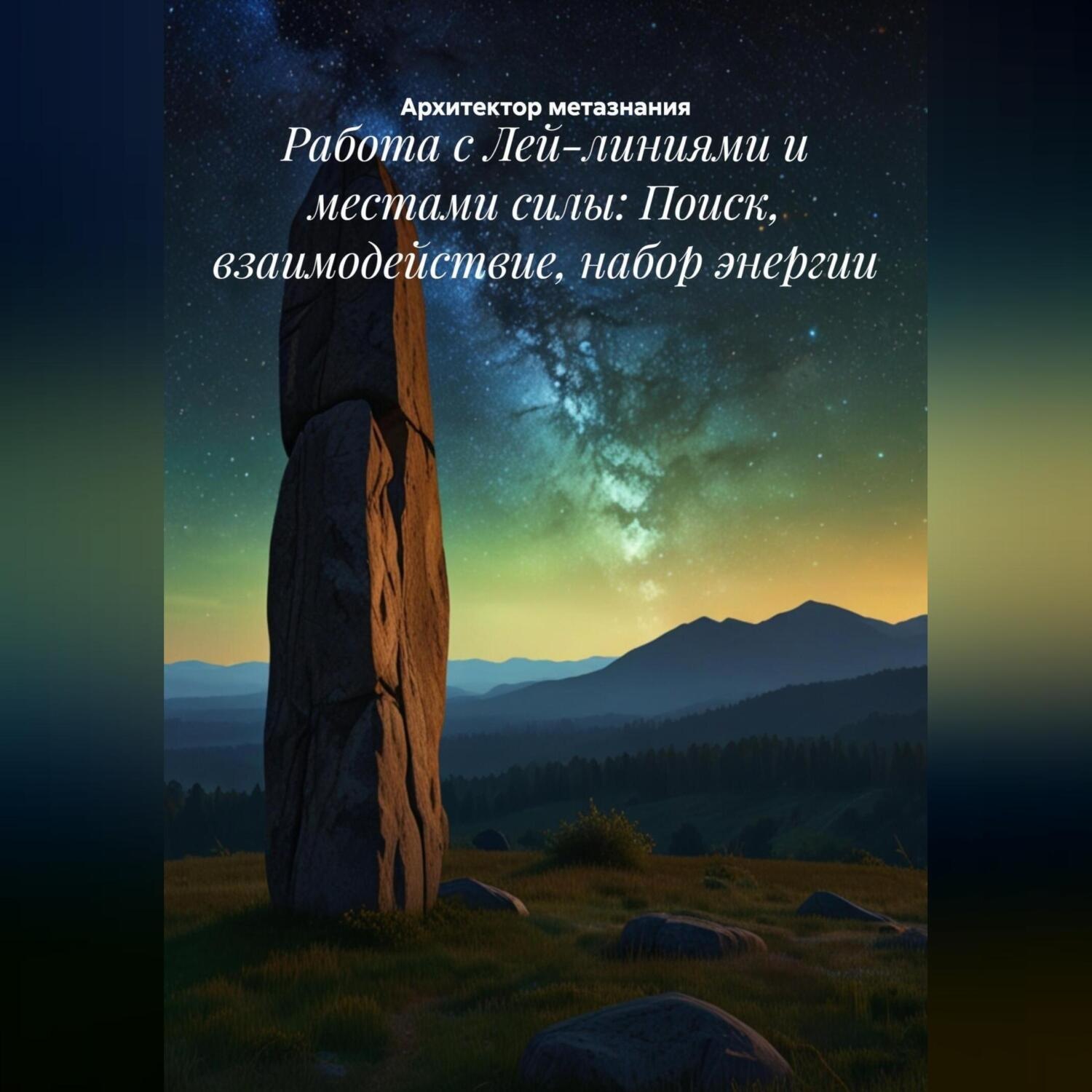 Обложка книги «Работа с Лей-линиями и местами силы: Поиск, взаимодействие, набор энергии»