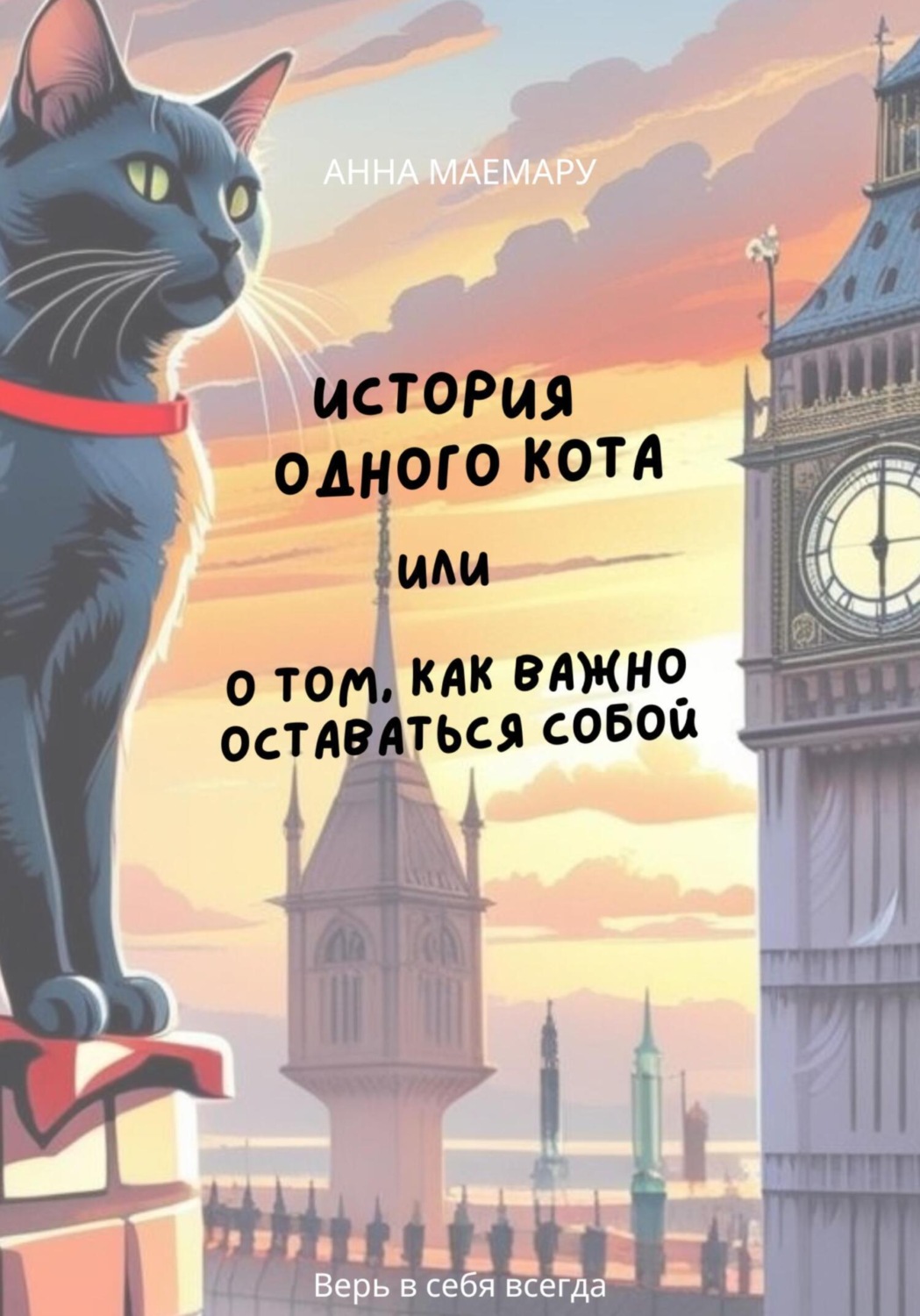 Обложка книги «История одного кота или о том, как важно оставаться собой»