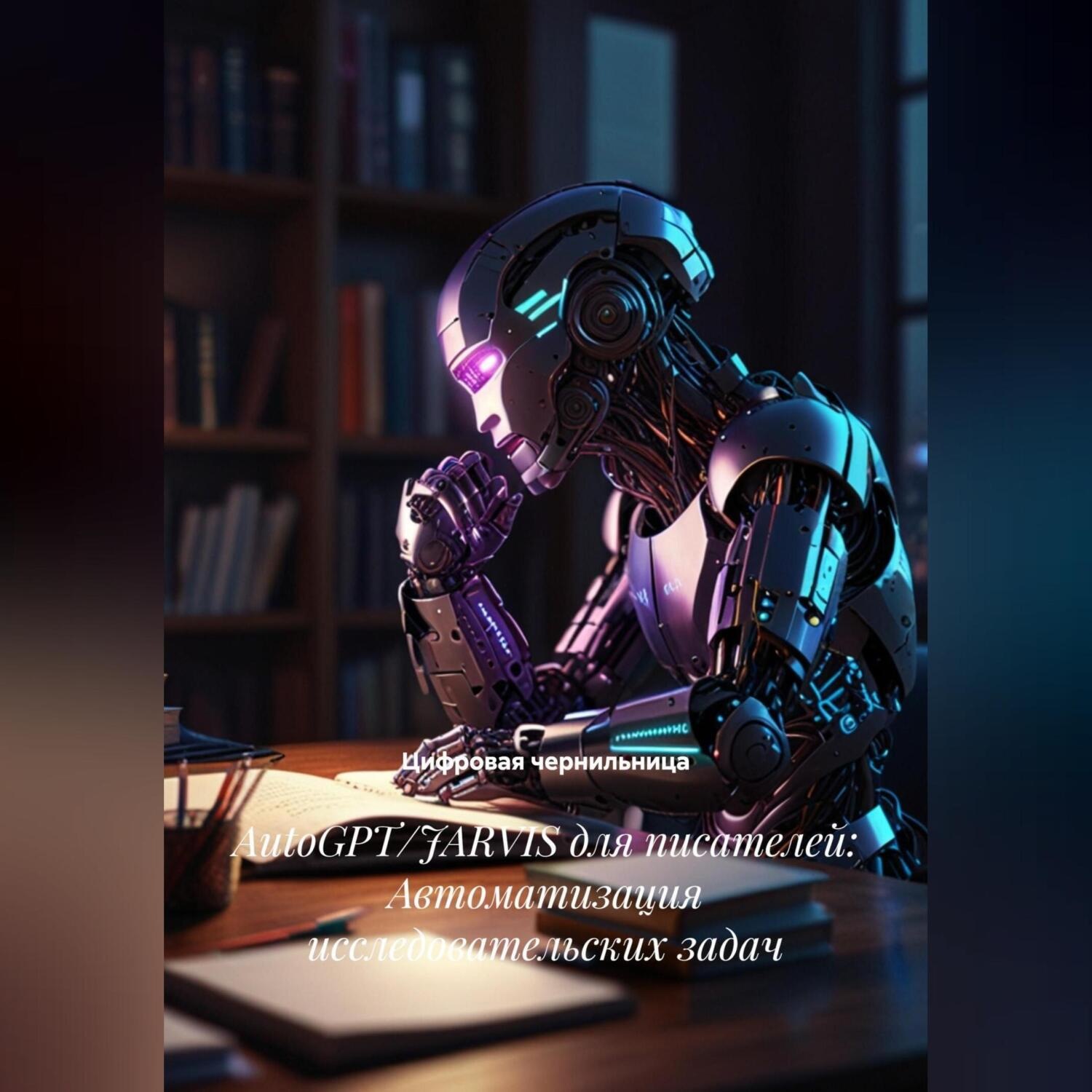 Обложка книги «AutoGPT/JARVIS для писателей: Автоматизация исследовательских задач»