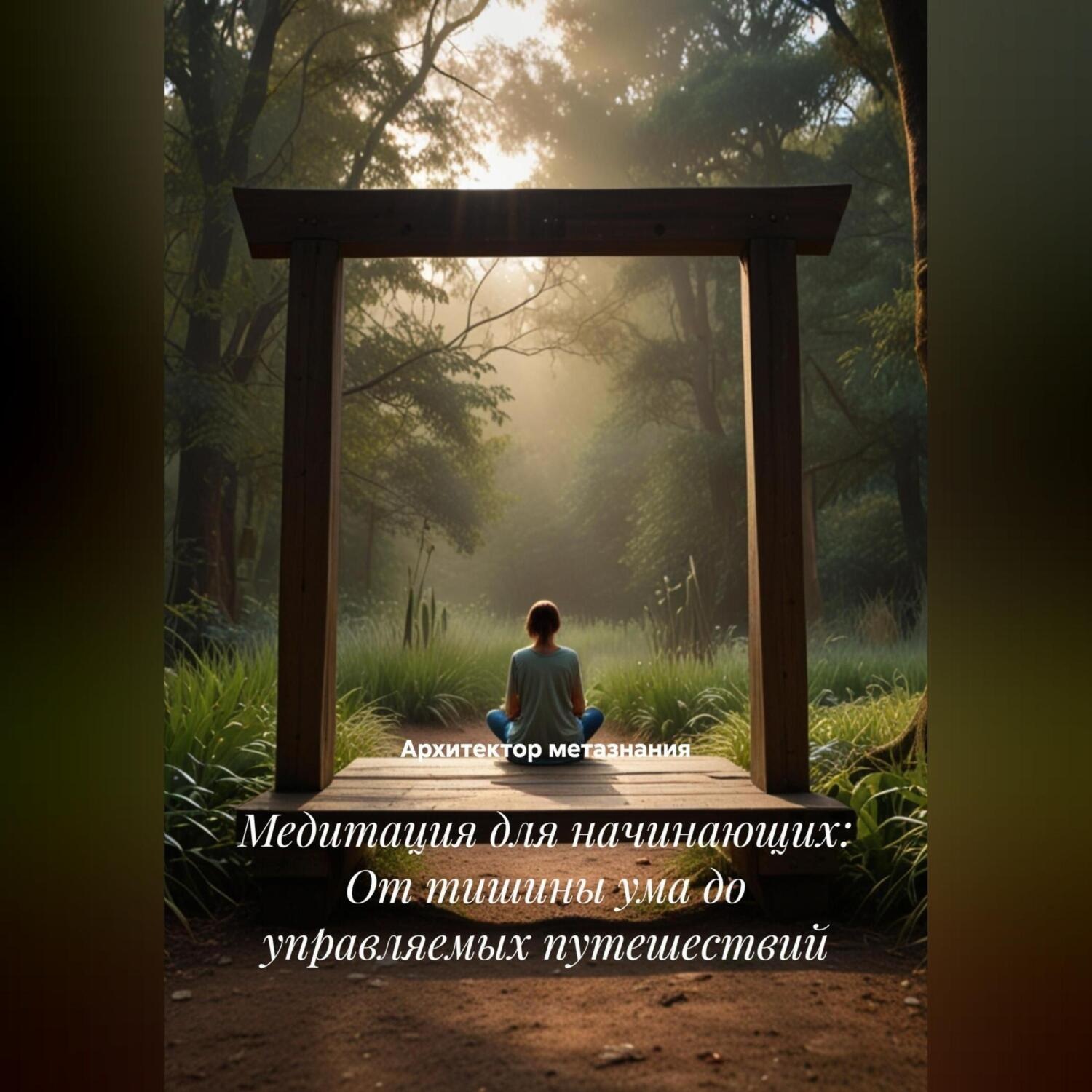 Обложка книги «Медитация для начинающих: От тишины ума до управляемых путешествий»