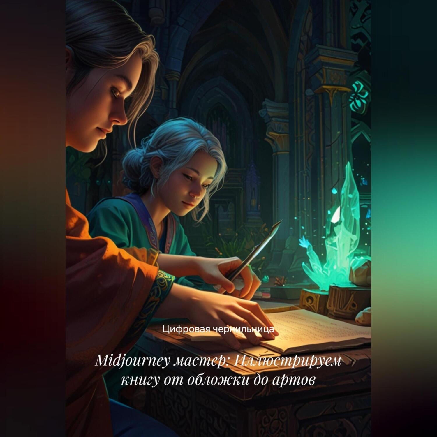 Обложка книги «Midjourney мастер: Иллюстрируем книгу от обложки до артов»