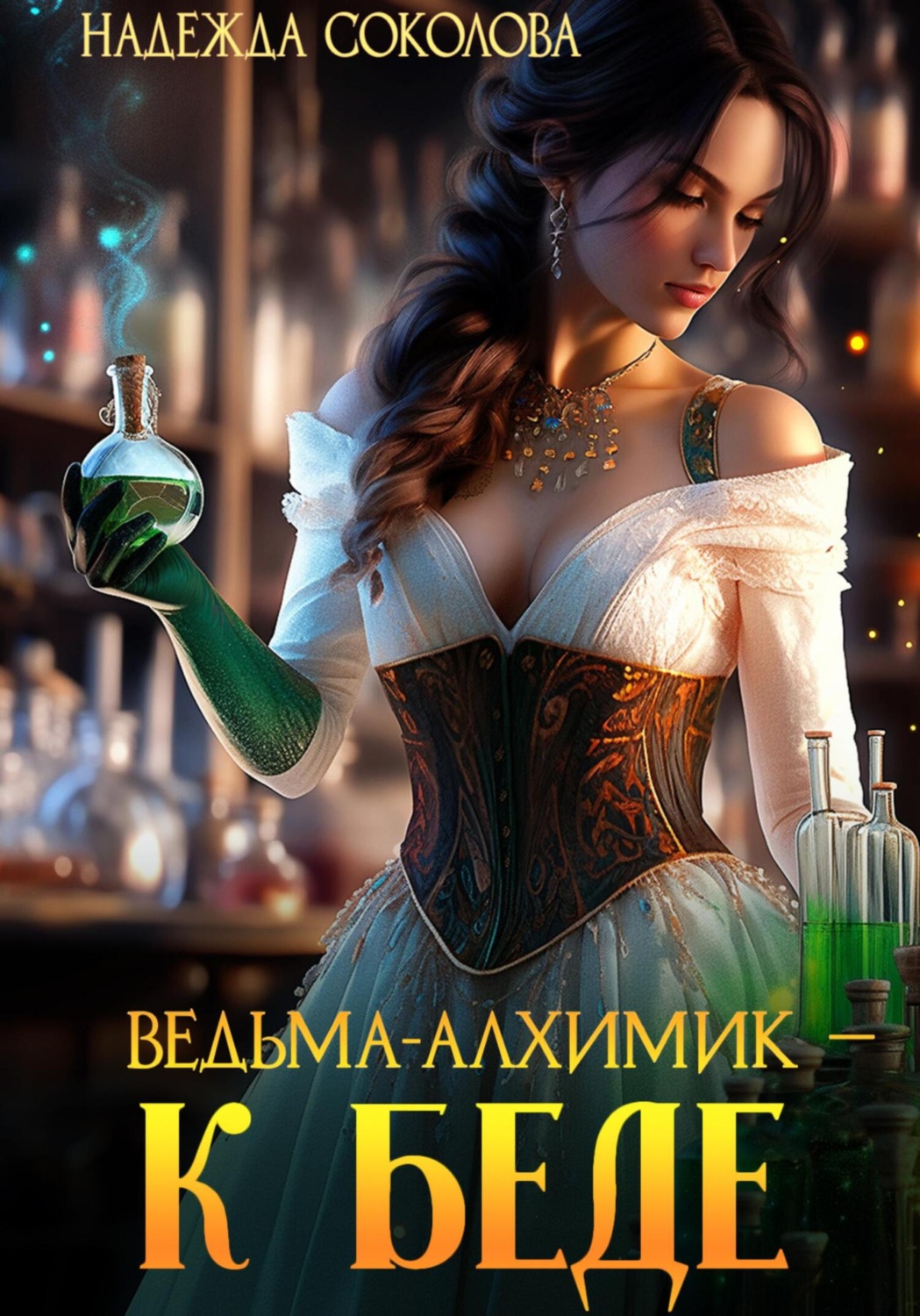 Обложка книги «Ведьма-алхимик – к беде»