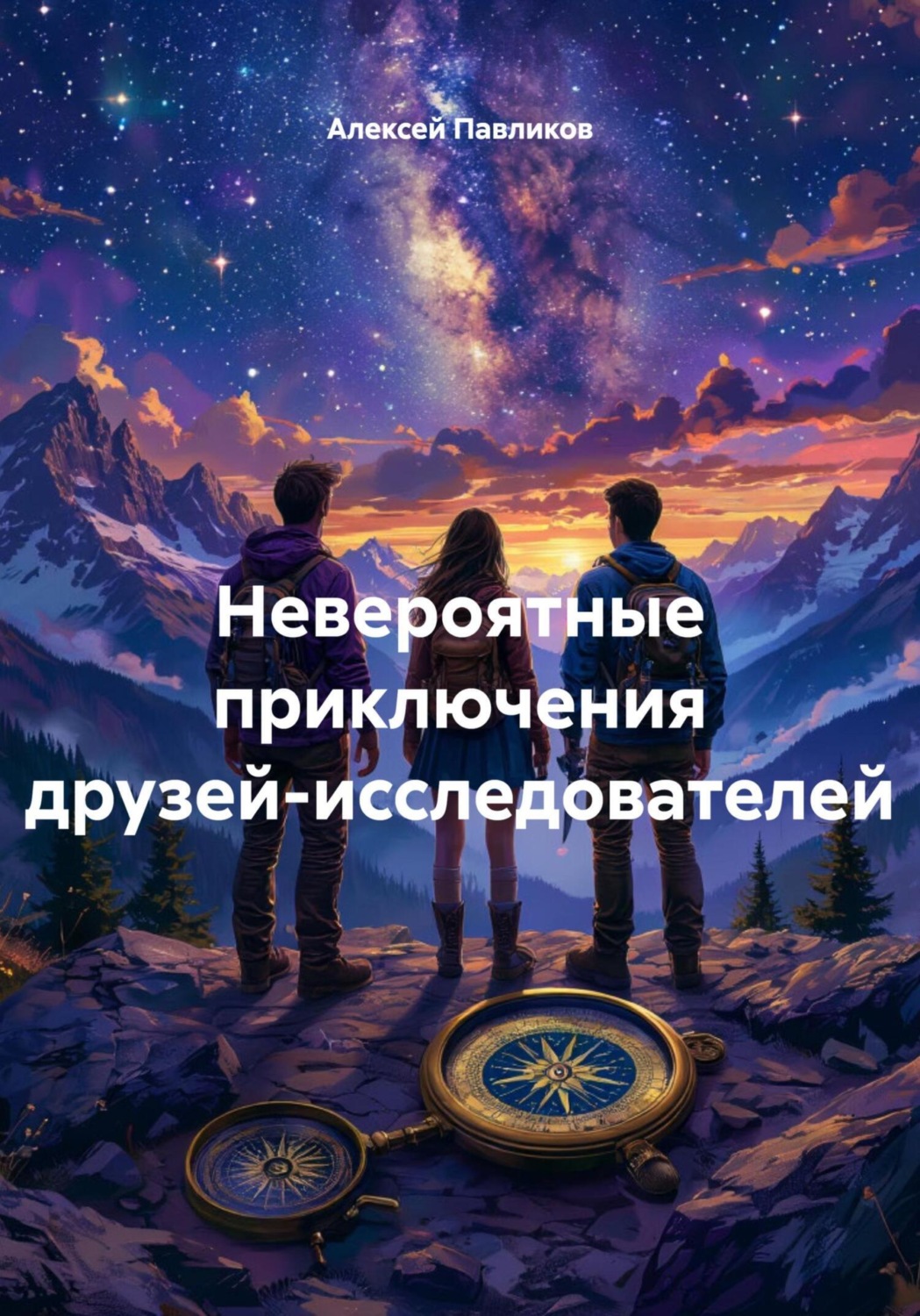 Обложка книги «Невероятные приключения друзей-исследователей»