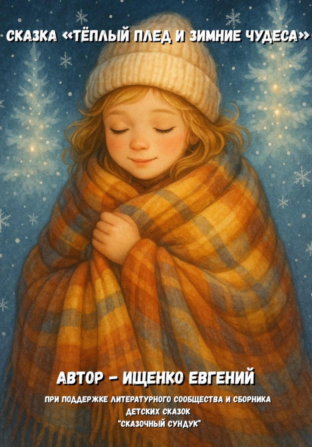 Обложка книги «Тёплый плед и зимние чудеса. Сказка»