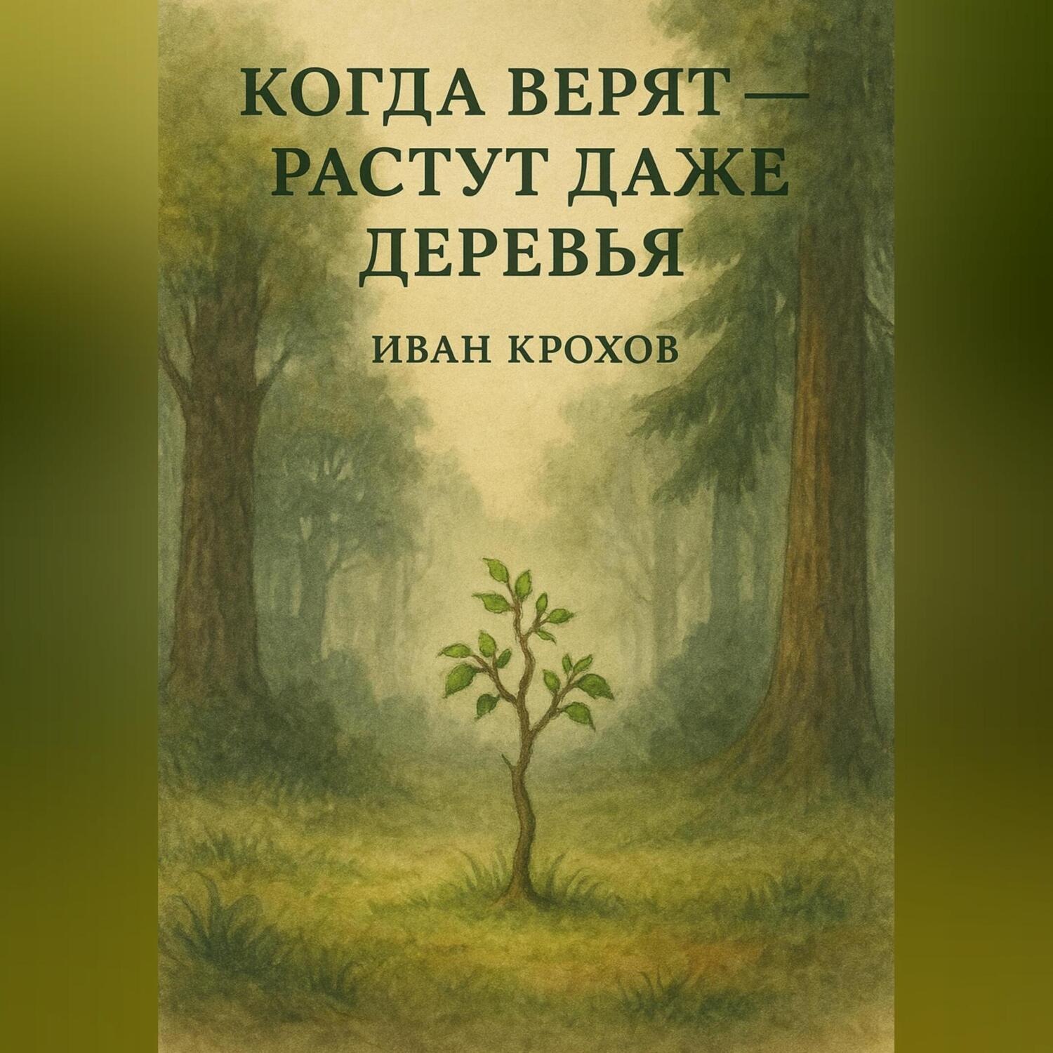 Обложка книги «Когда верят – растут даже деревья»
