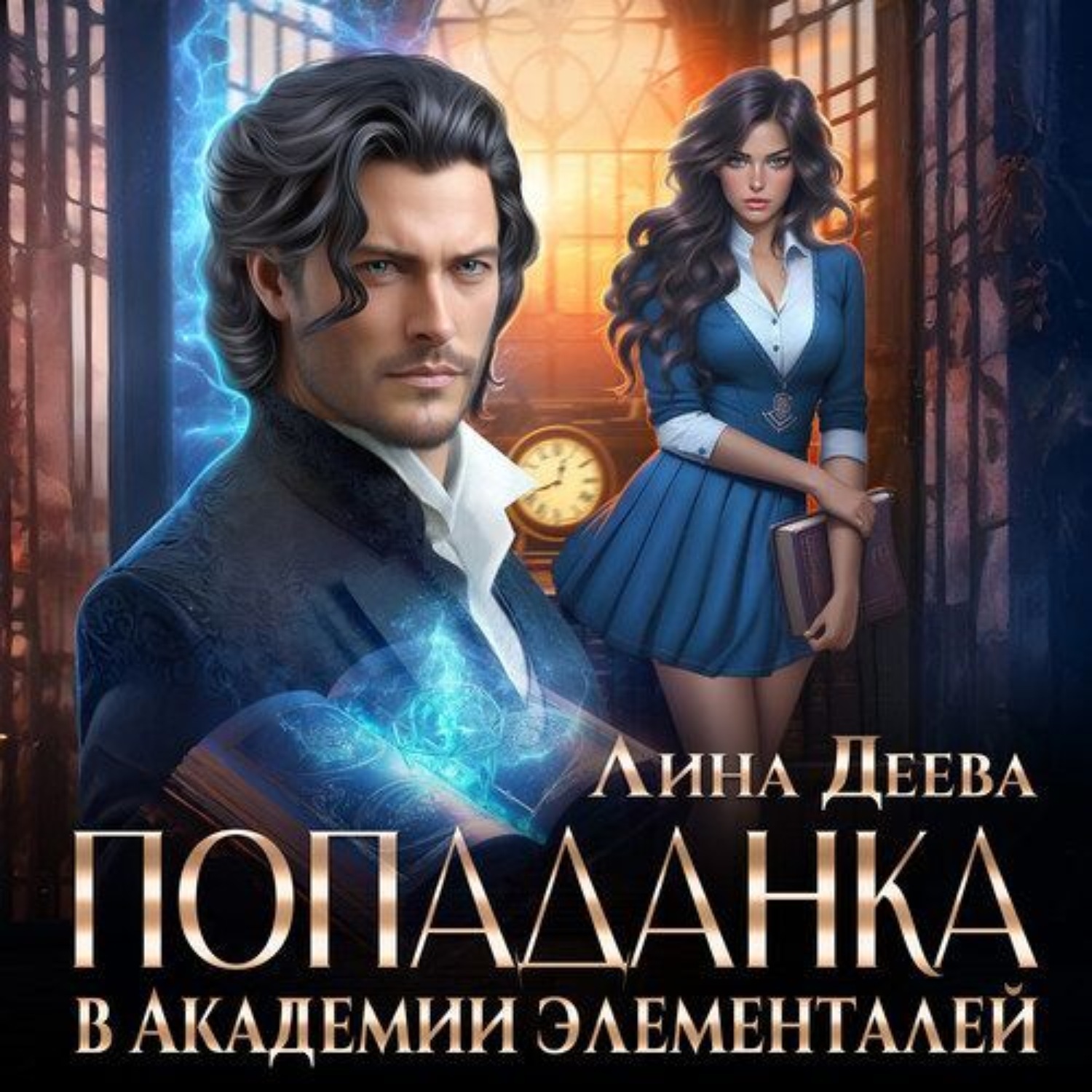 Обложка книги «Попаданка в Академии элементалей»