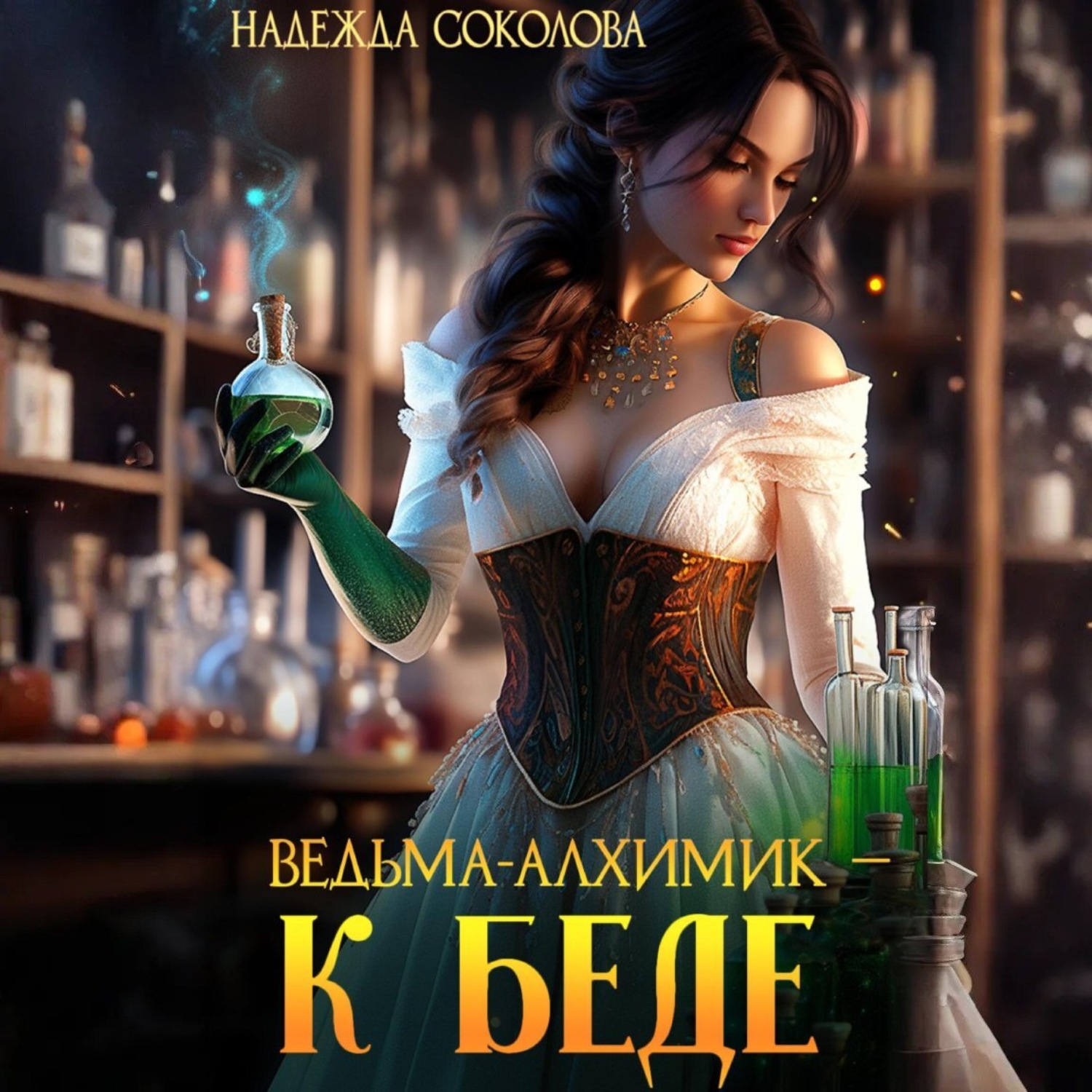 Обложка книги «Ведьма-алхимик – к беде»