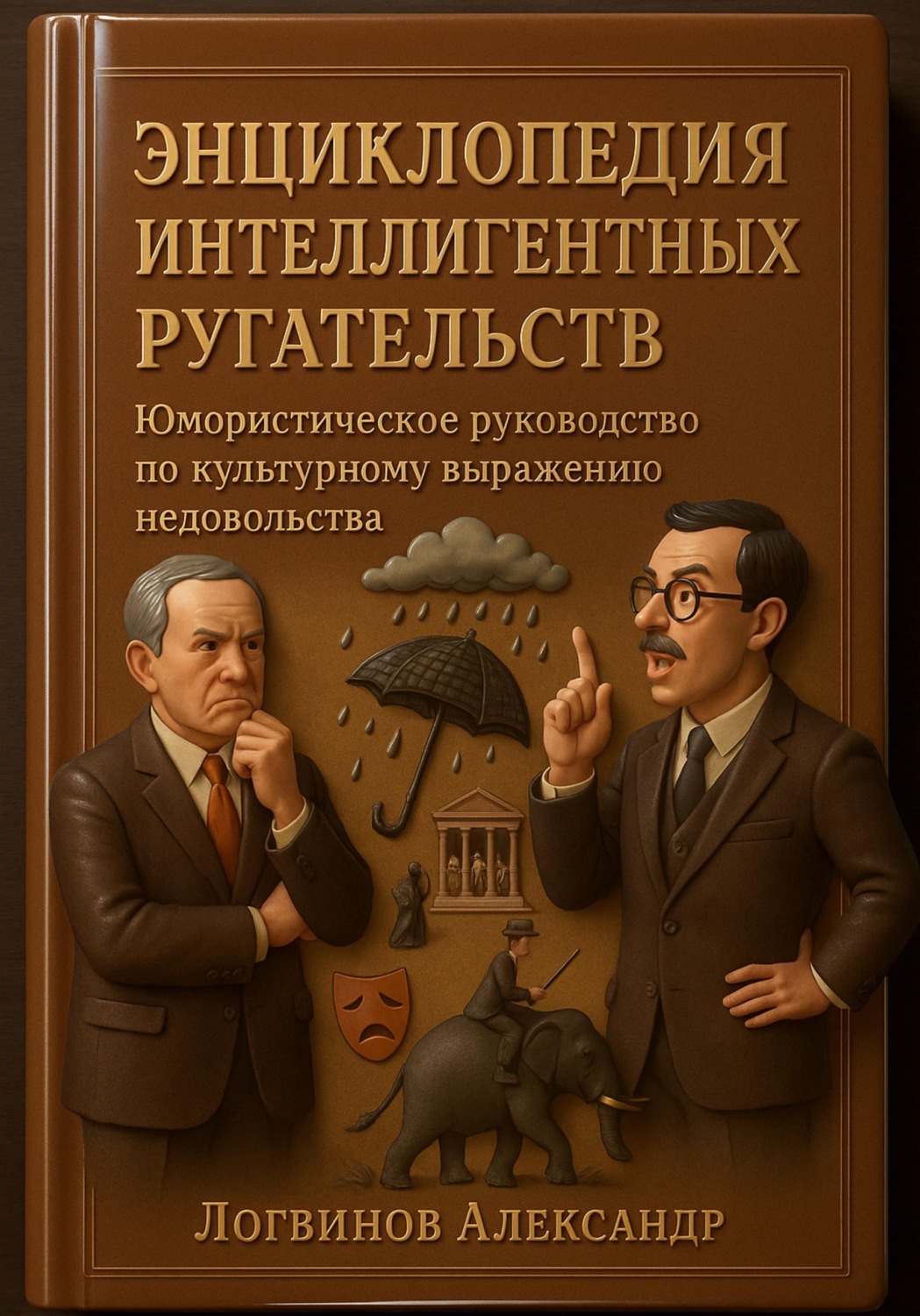 Обложка книги «Энциклопедия интеллигентных ругательств Юмористическое руководство по культурному выражению недовольства»