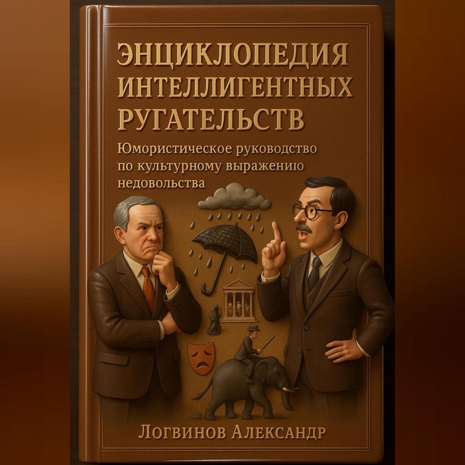 Обложка книги «Энциклопедия интеллигентных ругательств Юмористическое руководство по культурному выражению недовольства»