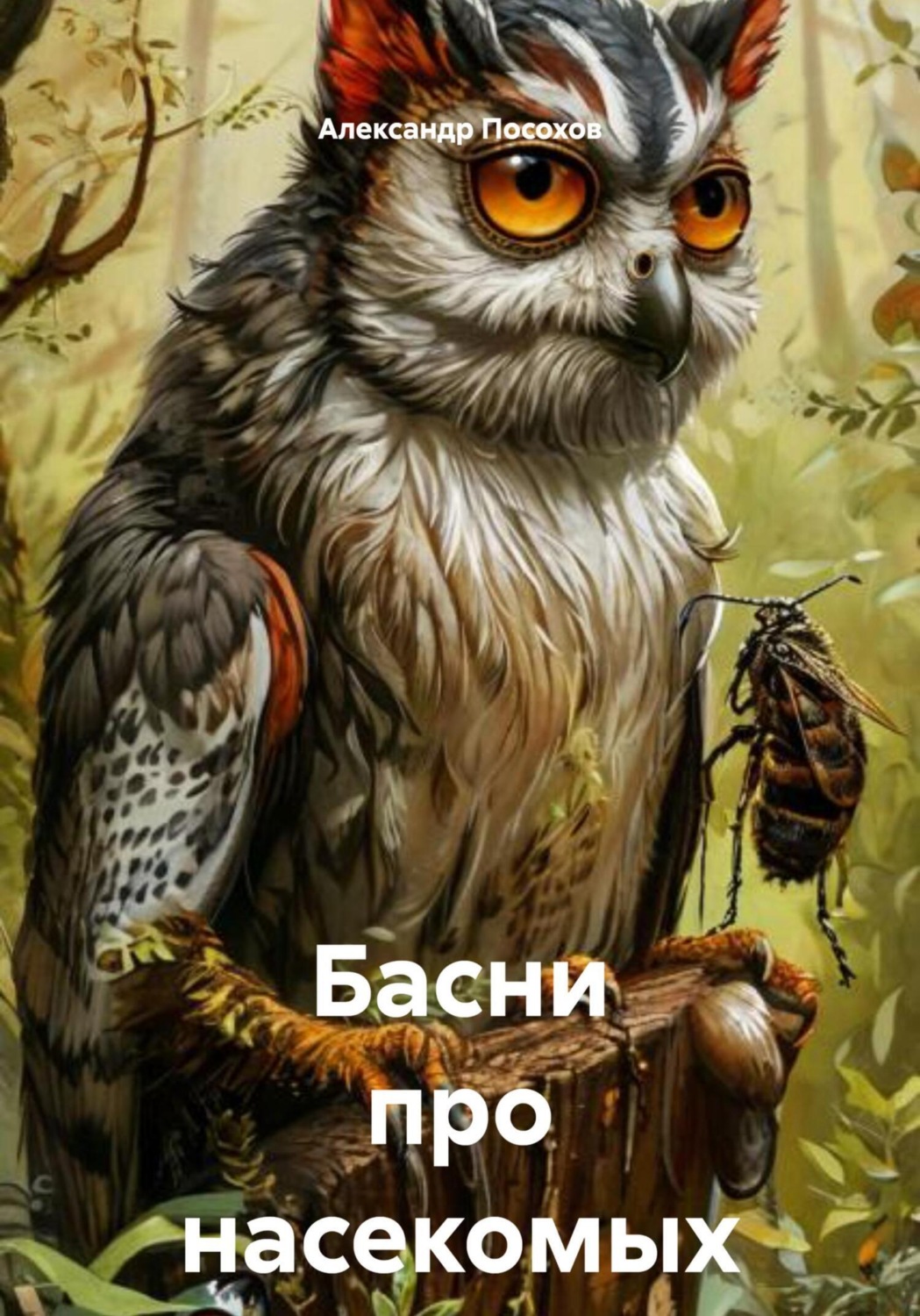 Обложка книги «Басни про насекомых»