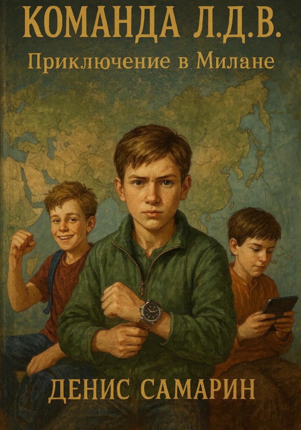 Обложка книги «Команда Л.Д.В. Приключение в Милане»