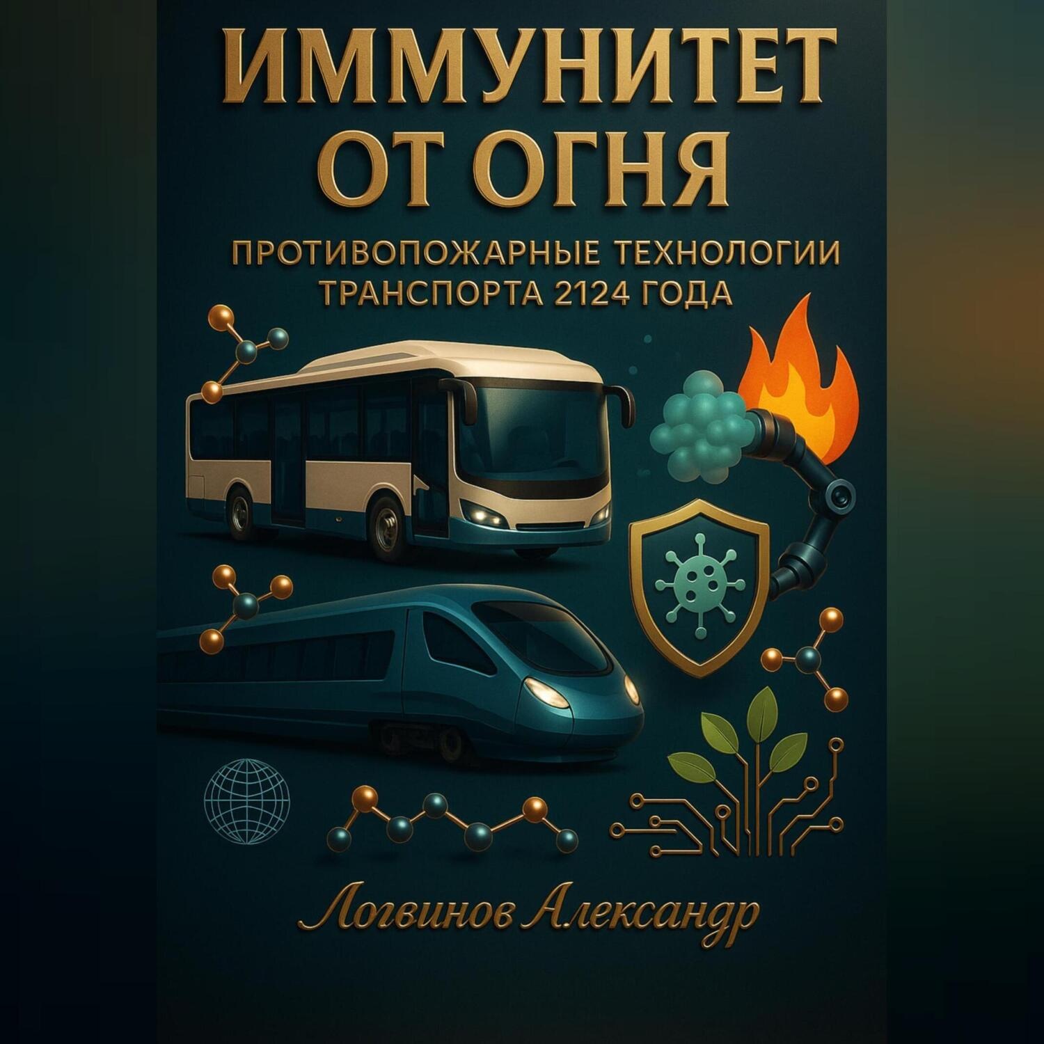 Обложка книги «Иммунитет от огня: противопожарные технологии транспорта 2124 года»