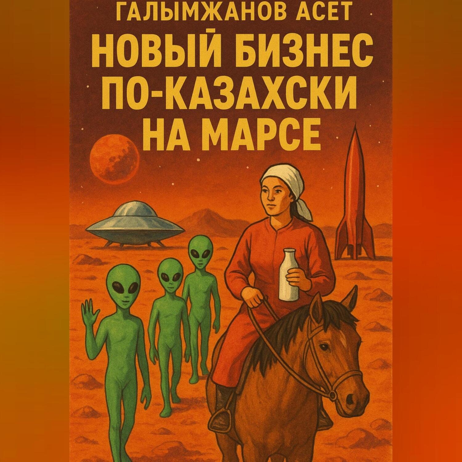 Обложка книги «Новый бизнес по-казахски на марсе»
