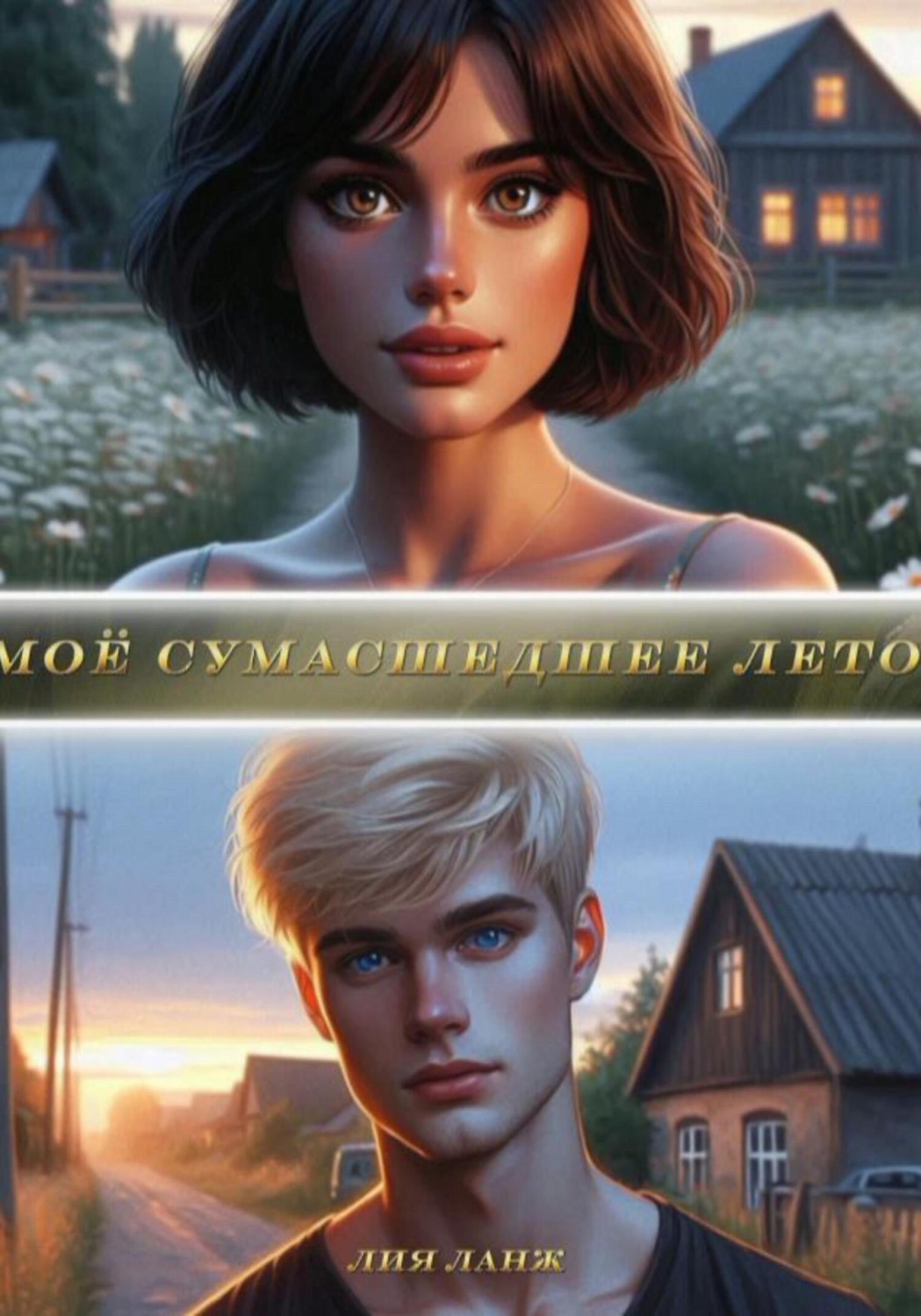 Обложка книги «Моё сумасшедшее лето»