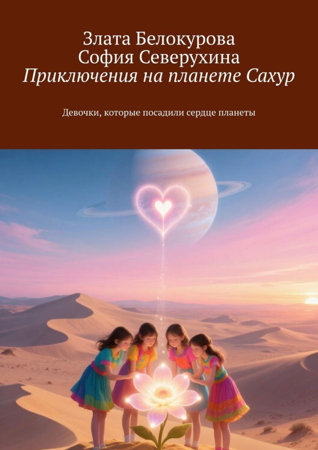 Обложка книги «Приключения на планете Сахур. Девочки, которые посадили сердце планеты»