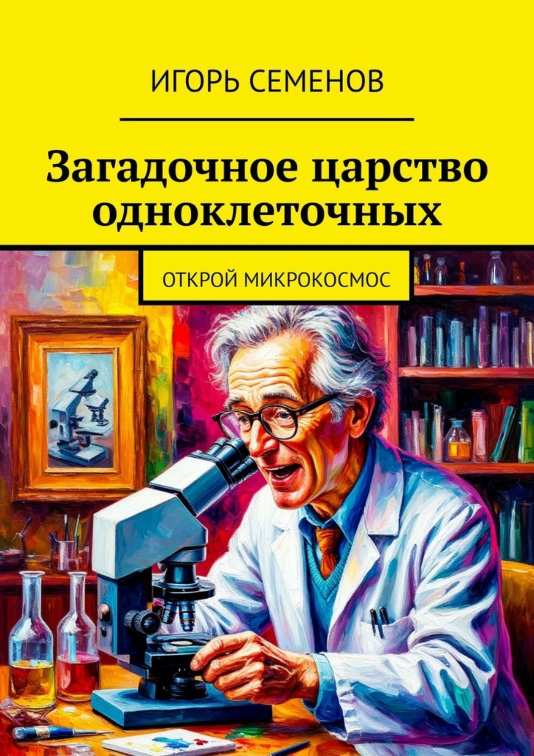 Обложка книги «Загадочное царство одноклеточных. Открой микрокосмос»