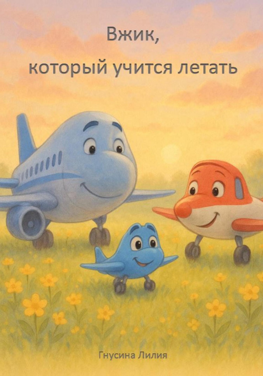 Обложка книги «Вжик, который учится летать»