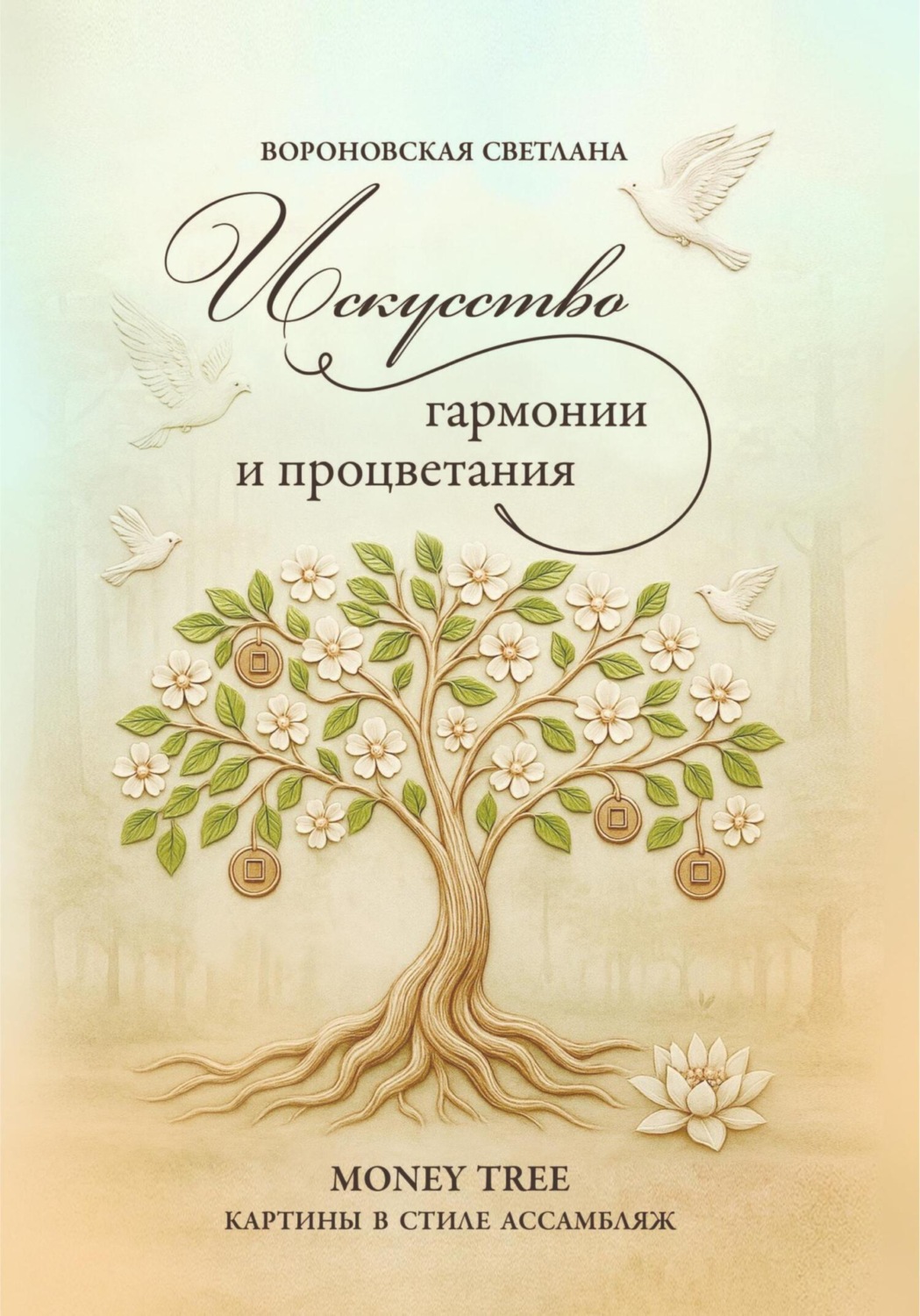 Обложка книги «Искусство гармонии и процветания: картины в стиле ассамбляж»