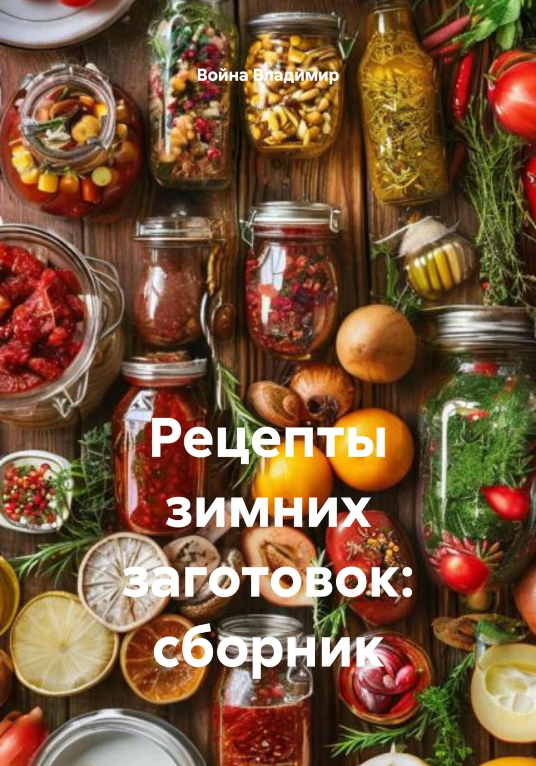 Обложка книги «Рецепты зимних заготовок: сборник»