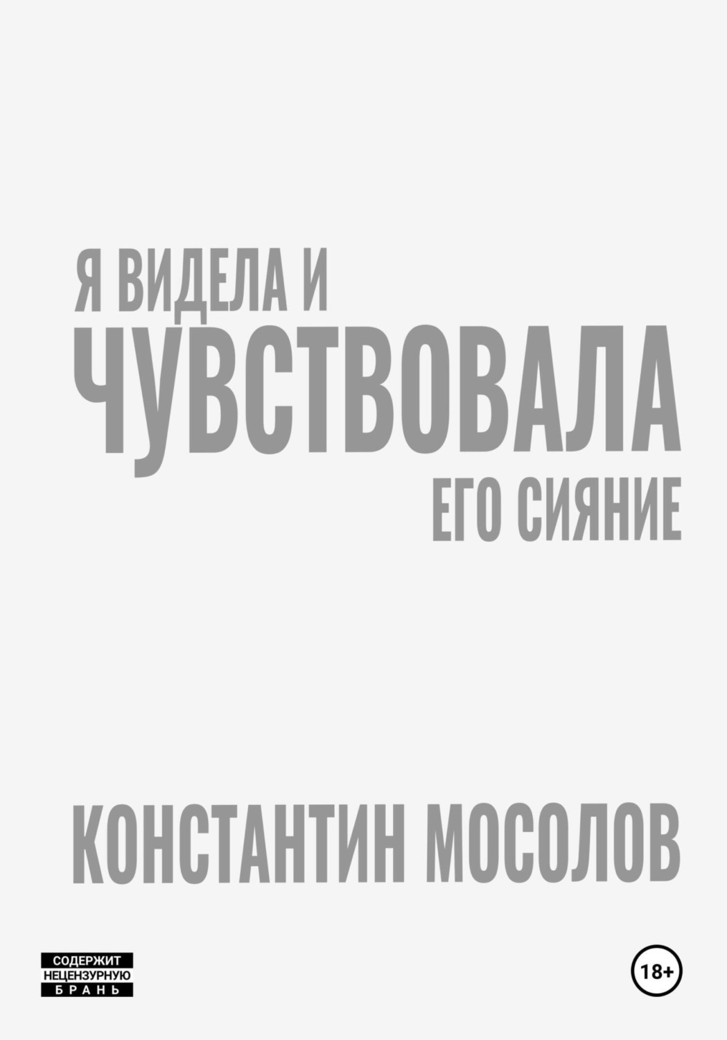 Обложка книги «Я видела и чувствовала его сияние»