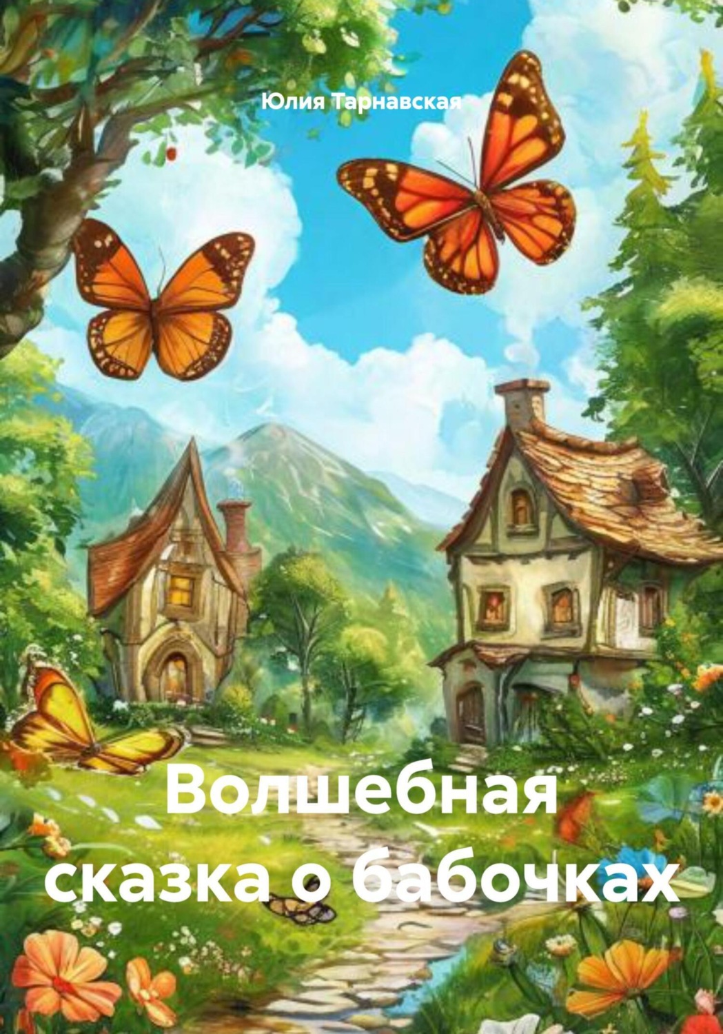 Обложка книги «Волшебная сказка о бабочках»