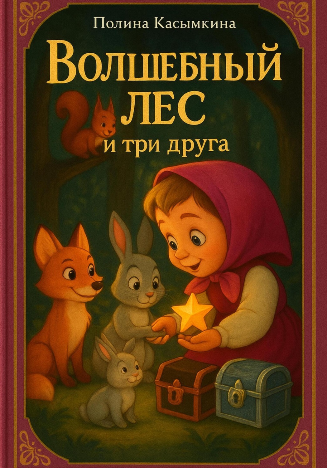 Обложка книги «Волшебный лес и три друга»
