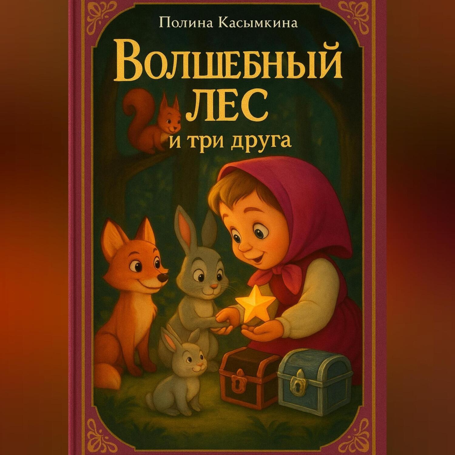 Обложка книги «Волшебный лес и три друга»