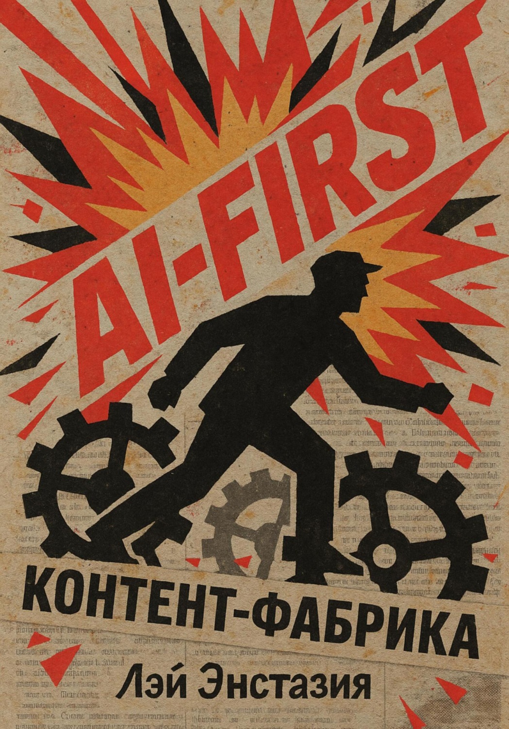 Обложка книги «AI-first контент-фабрика»