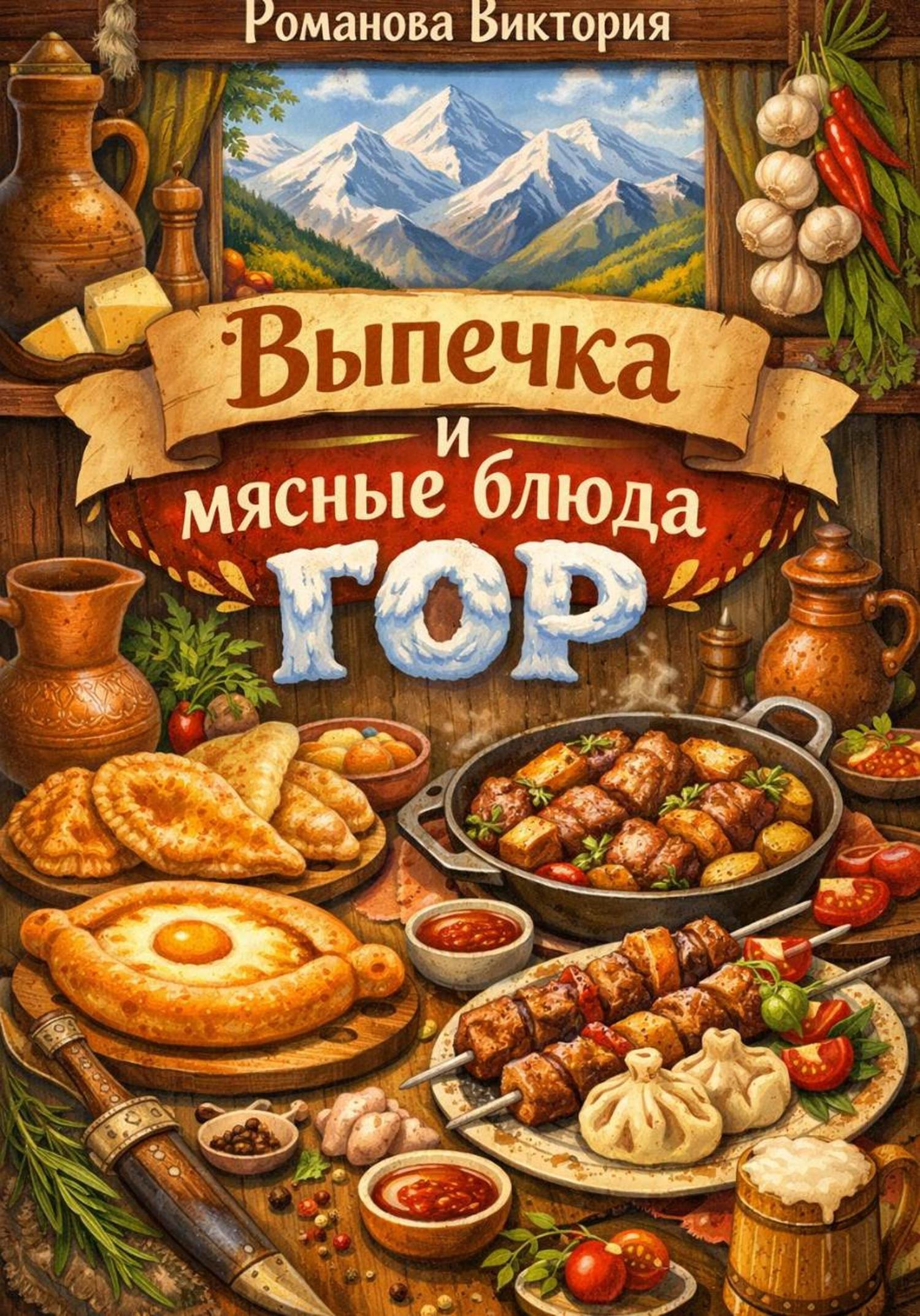 Обложка книги «Выпечка и мясные блюда гор»