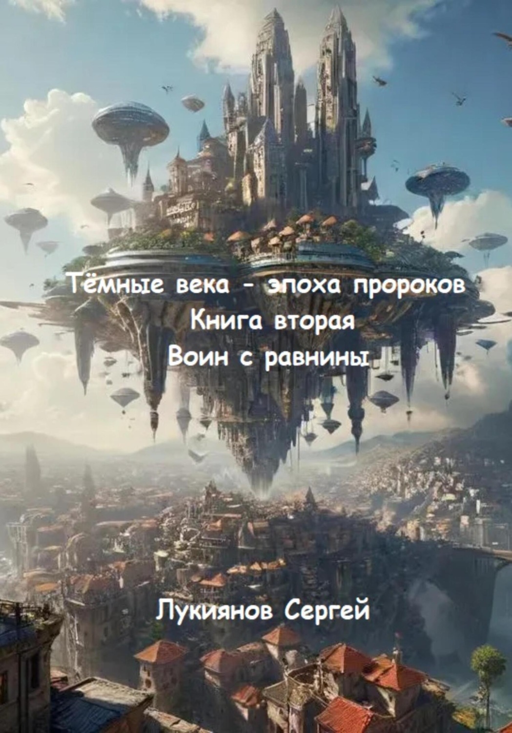Обложка книги «Тёмные века – эпоха пророков. Книга вторая. Воин с равнины»