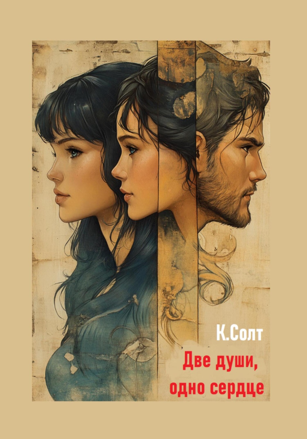 Обложка книги «Две души, одно сердце»