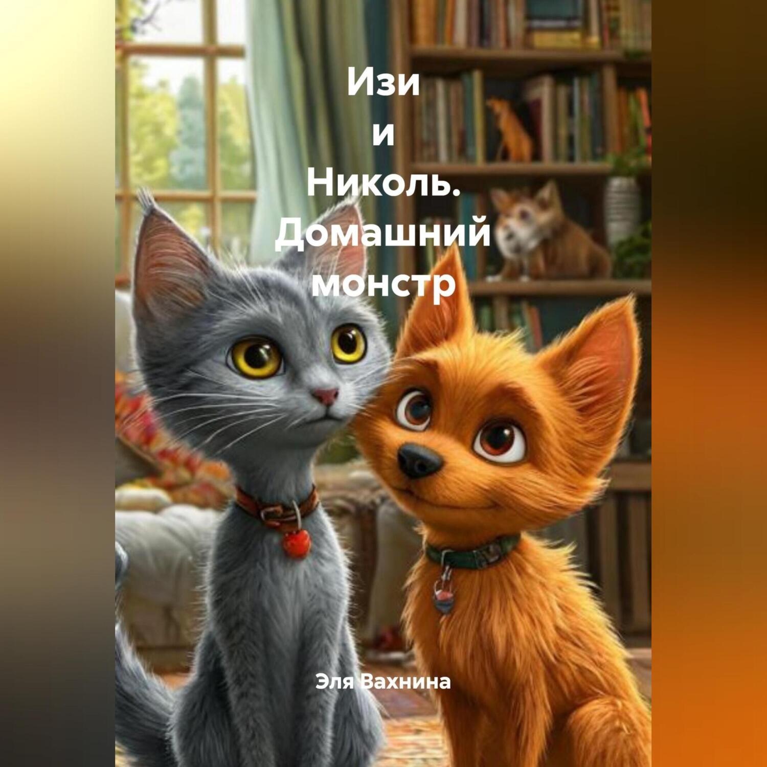 Обложка книги «Изи и Николь. Домашний монстр»