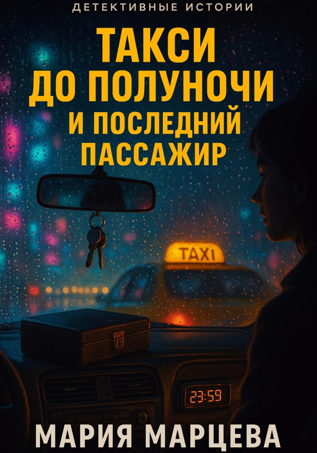 Обложка книги «Детективные истории. Такси до полуночи и последний пассажир»