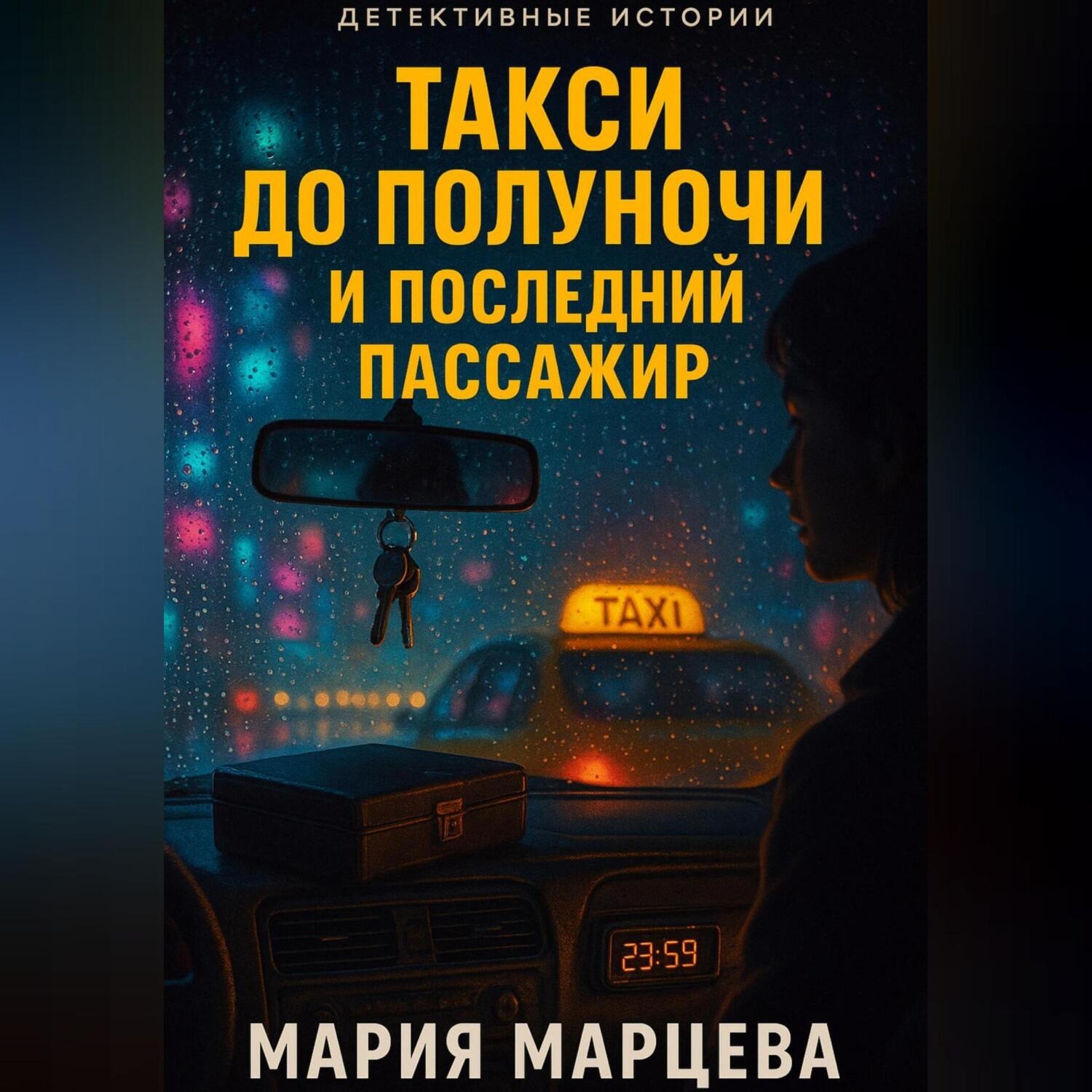 Обложка книги «Детективные истории. Такси до полуночи и последний пассажир»