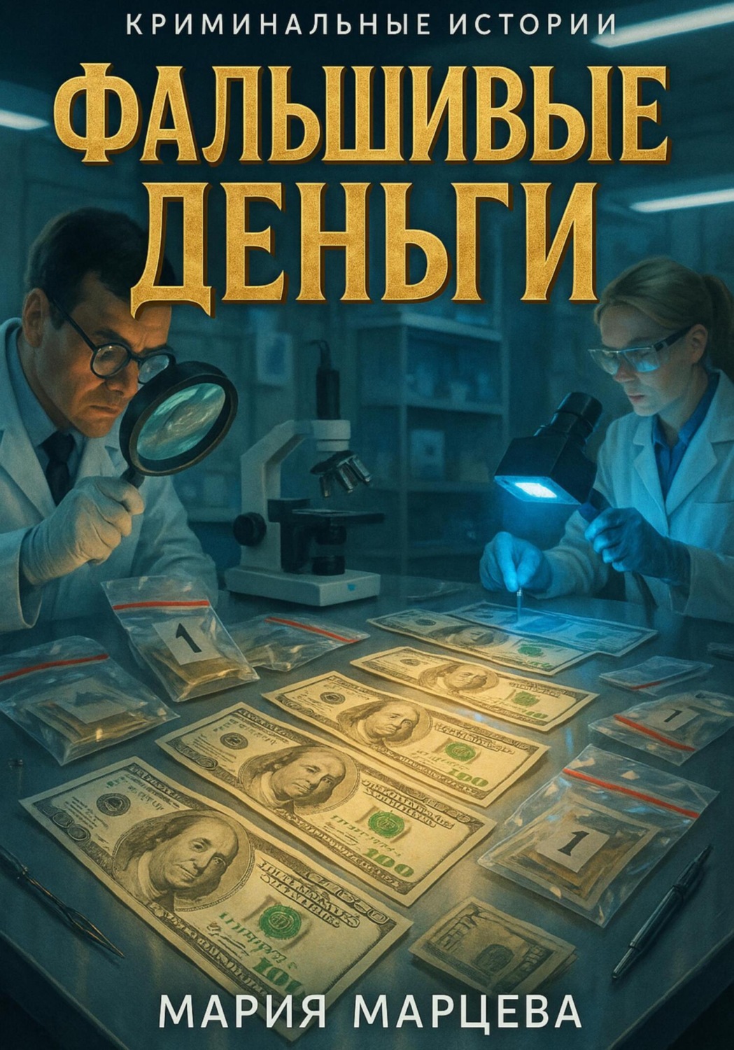 Обложка книги «Криминальные истории. Фальшивые деньги»