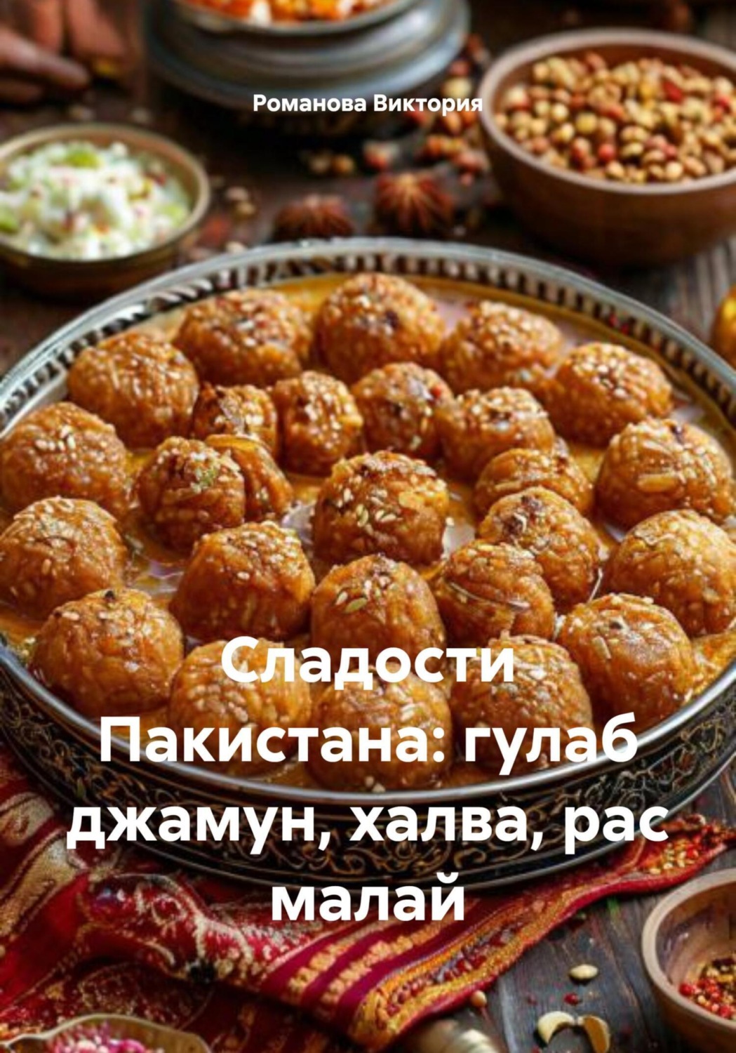Обложка книги «Сладости Пакистана: гулаб джамун, халва, рас малай»