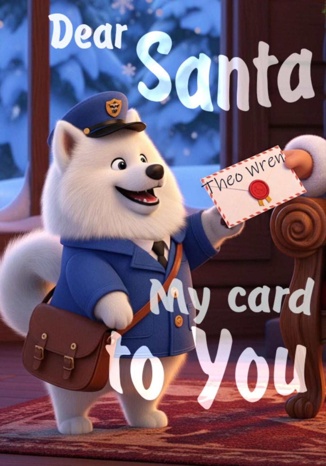 Обложка книги «Dear Santa, My Card to You»