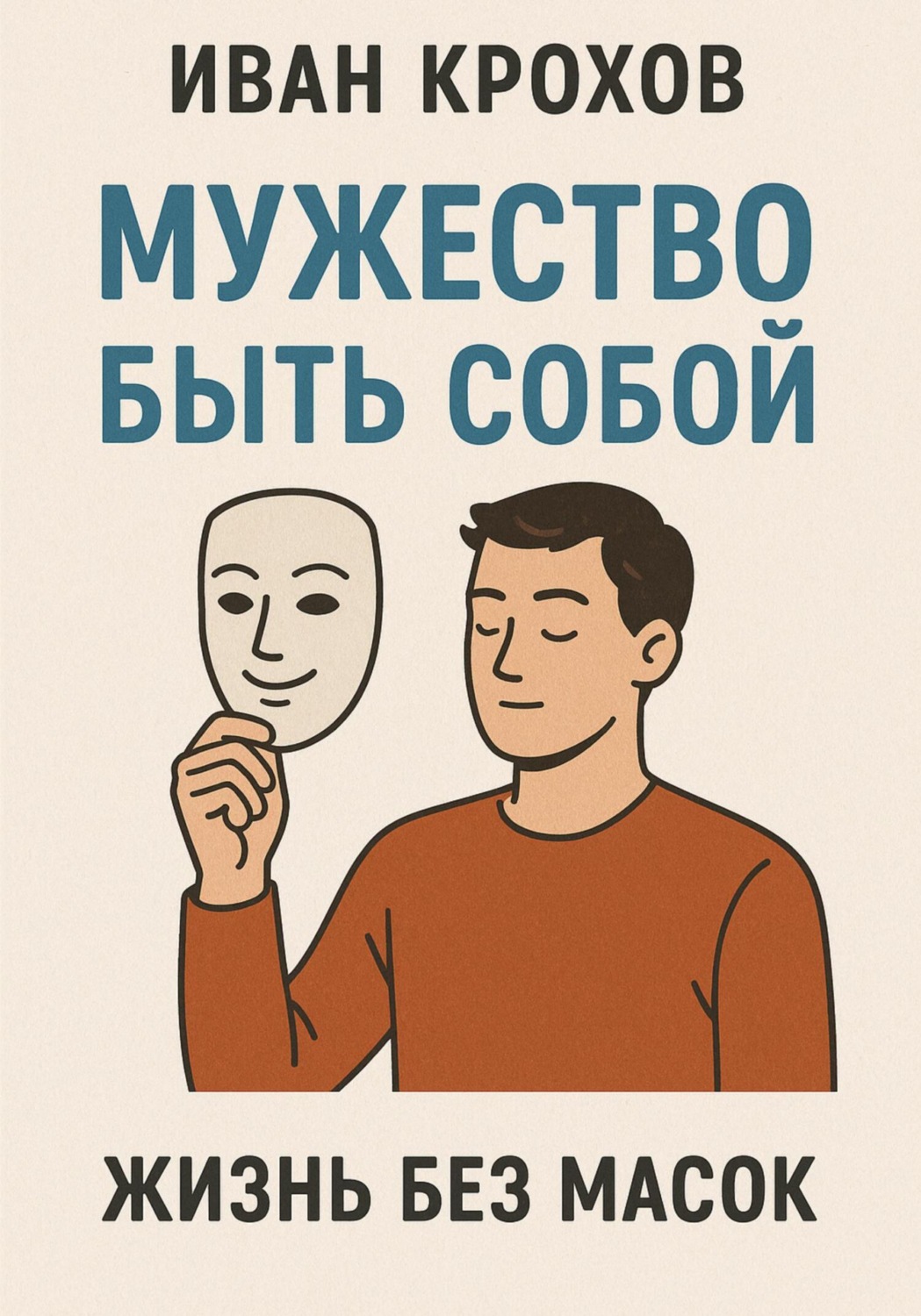 Обложка книги «Мужество быть собой: жизнь без масок»