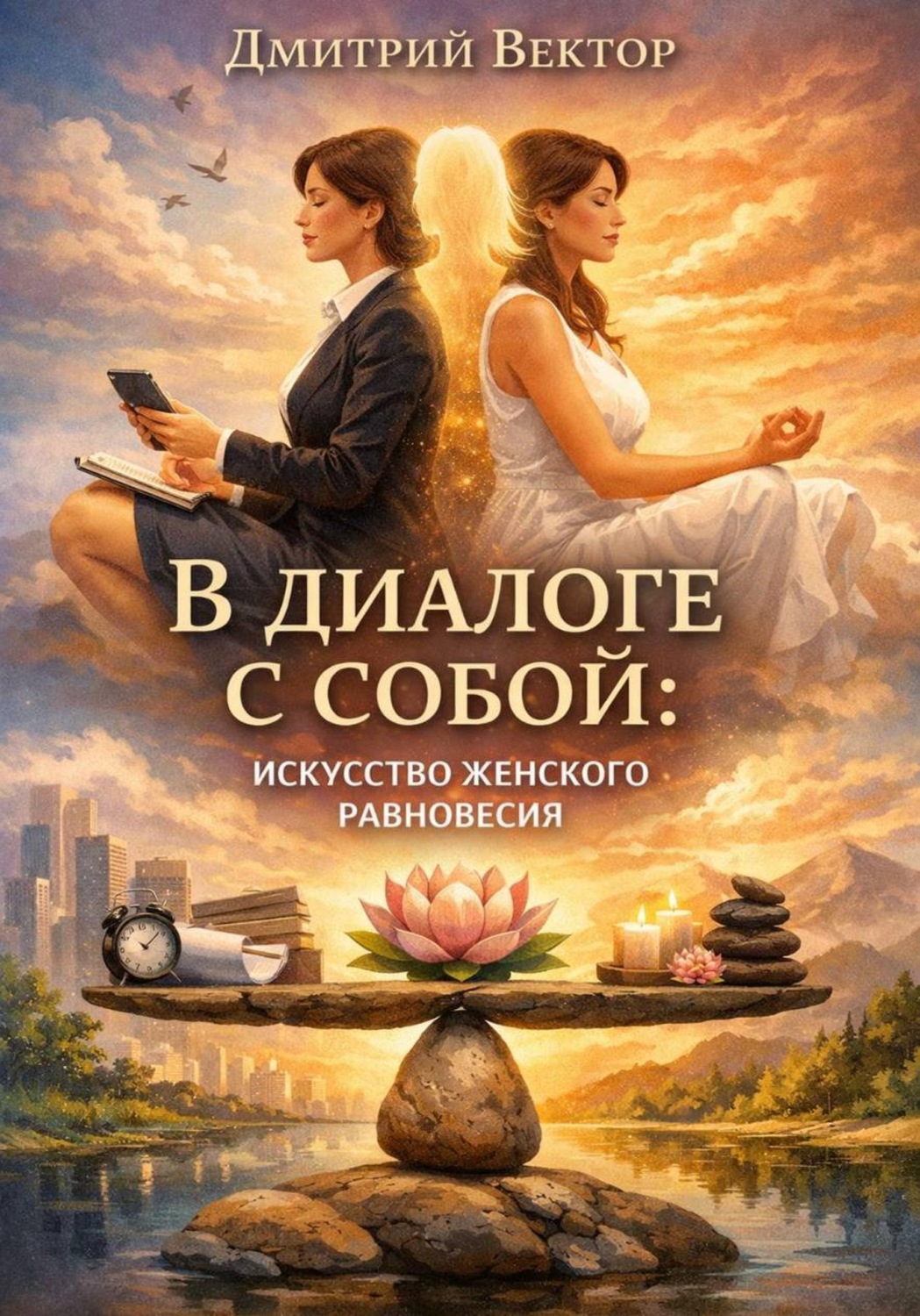 Обложка книги «В диалоге с собой: Искусство женского равновесия»
