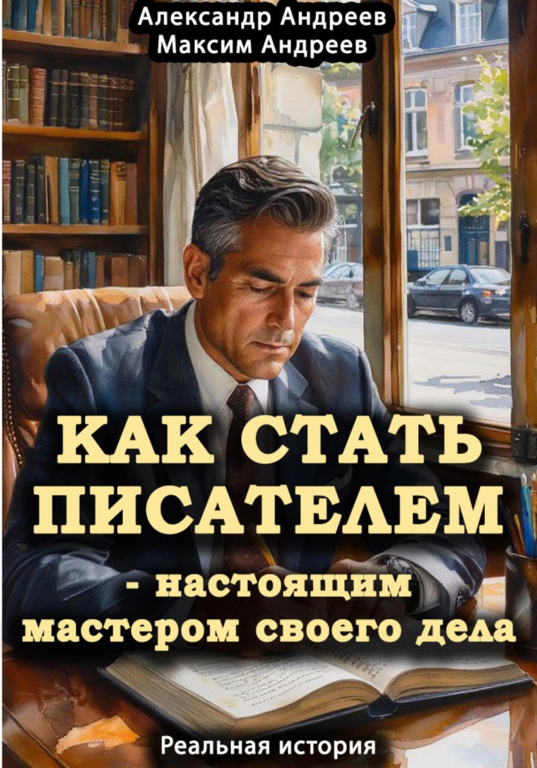 Обложка книги «Как стать писателем – настоящим мастером своего дела. Реальная история»