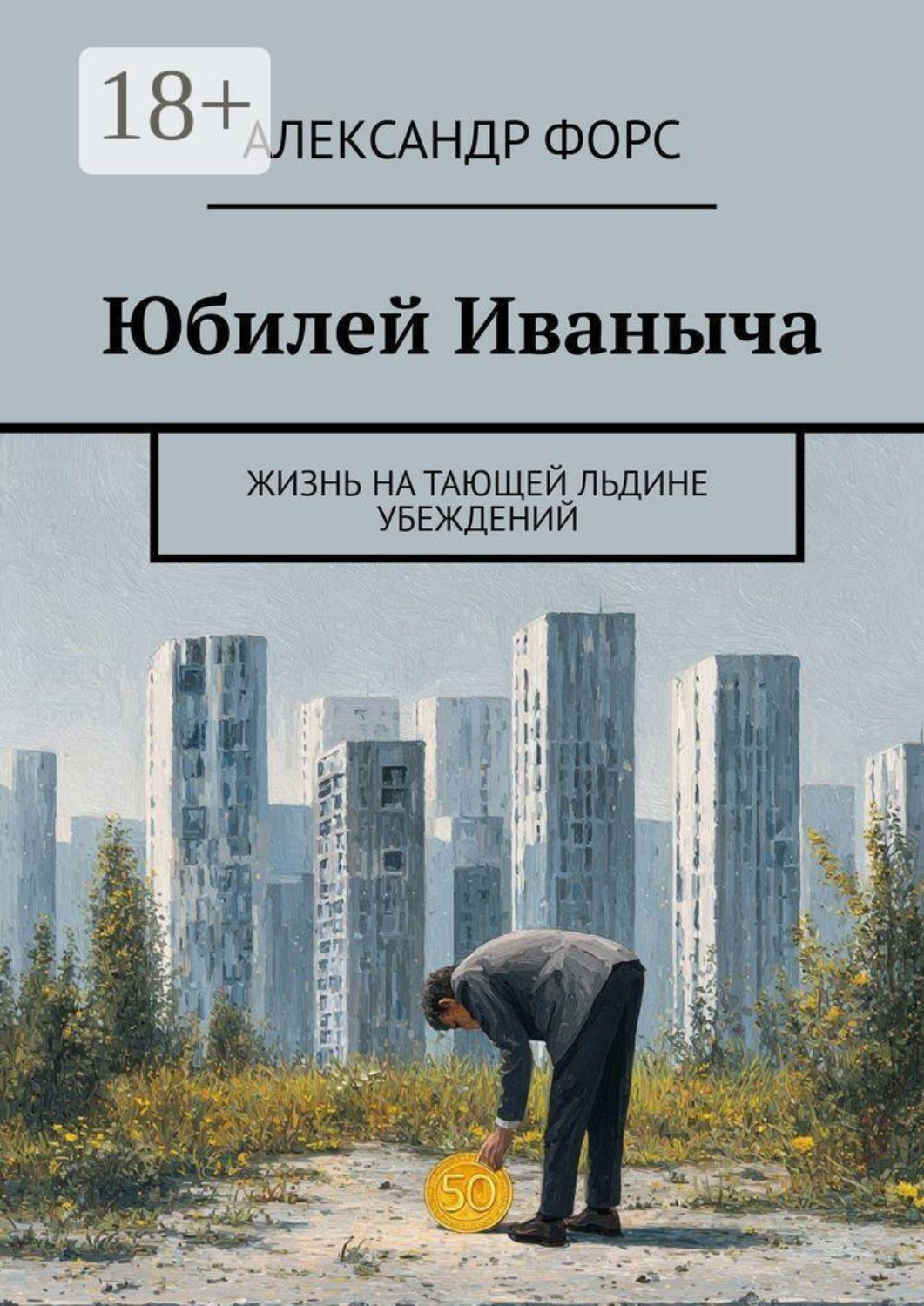 Обложка книги «Юбилей Иваныча. Жизнь на тающей льдине убеждений»