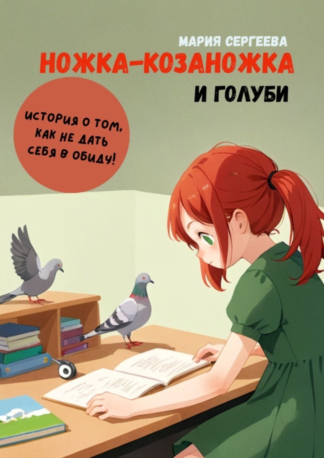 Обложка книги «Ножка-козаножка и голуби. История о том, как не дать себя в обиду»