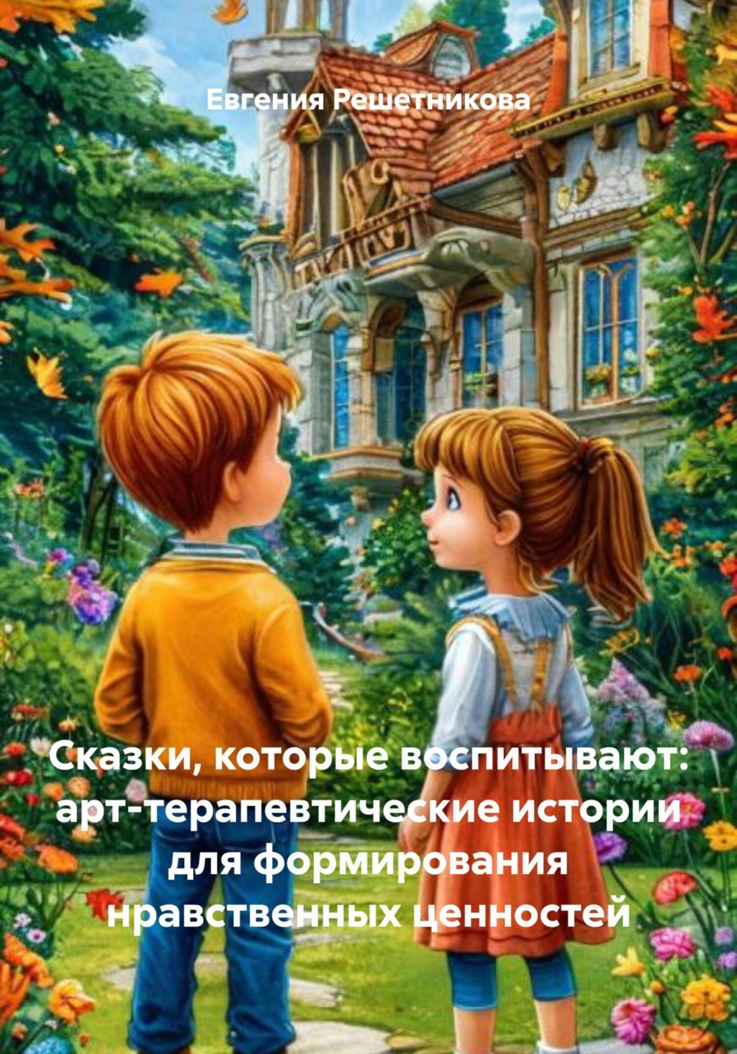 Обложка книги «Сказки, которые воспитывают: арт-терапевтические истории для формирования нравственных ценностей»