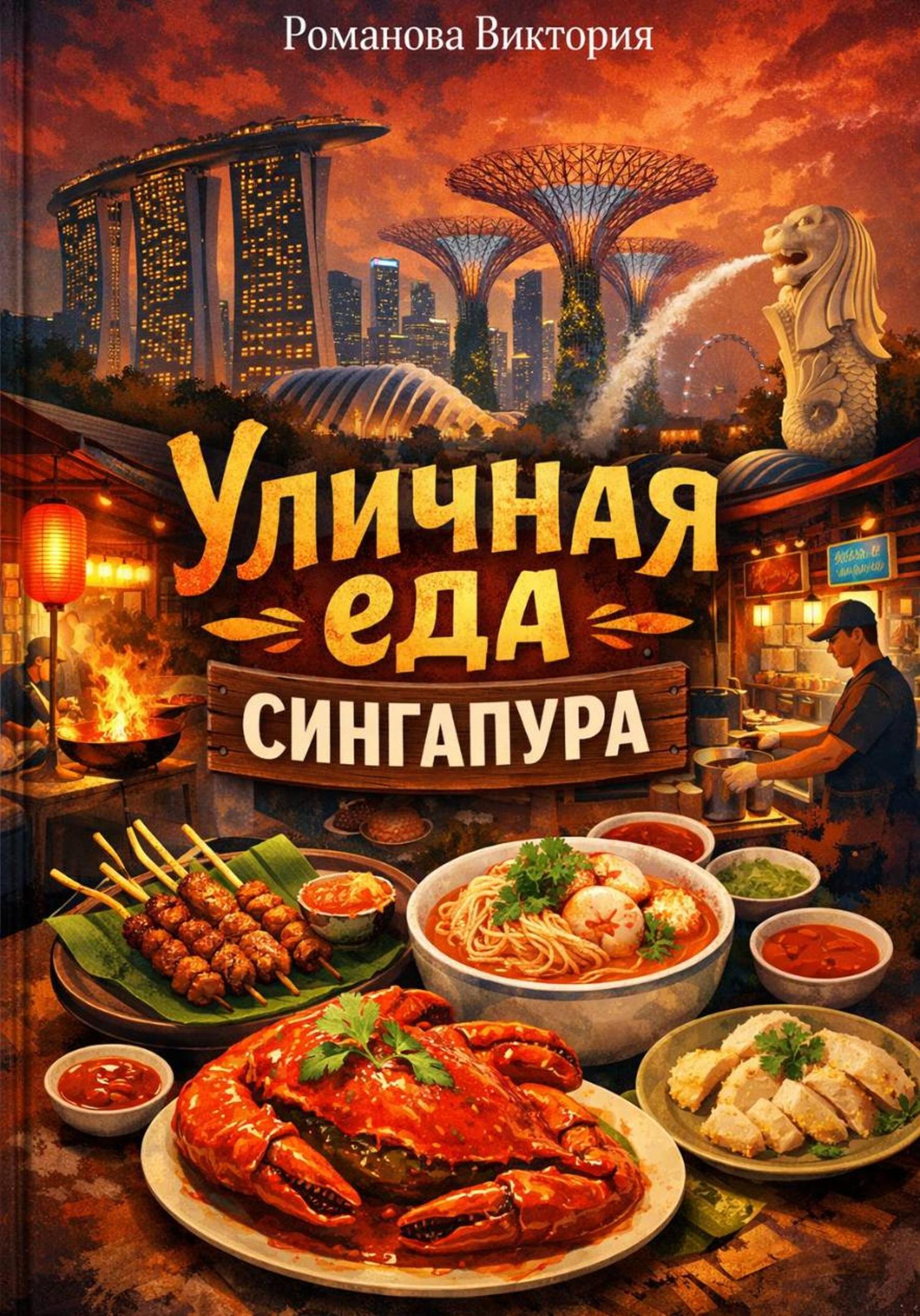 Обложка книги «Уличная еда Сингапура»